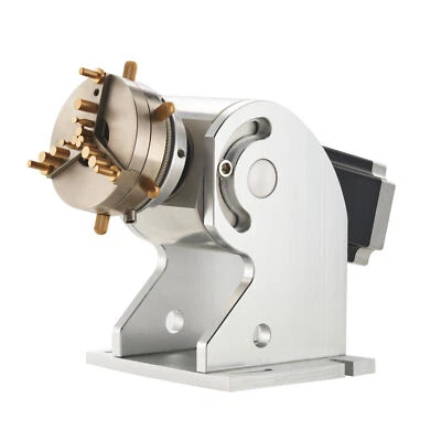 OMTech 80mm Rotary Axis for Ring Metal Jewelry for Fiber Laser Marker Engraver - Image 1 of 4