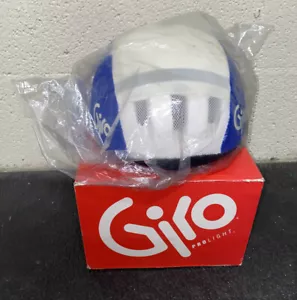 Casco da corsa Giro Prolight 7,5 oz XXL 66 metrico Roll Cage Tech blu bianco NOS - Foto 1 di 5