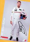 Jenson BUTTON (1) TOP - Autogramm Bild - Print Copie + Formel 1 AK - signiert 