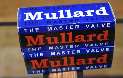 Nuevo par de tubos de vacío Mullard EL34 6CA7 de corriente de placa coincidente (2) Foto 1 de 2