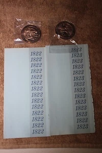 Franklin Mint bronce macizo medallones historia Estados Unidos 1822 y 1823 - NUEVO, completo - Imagen 1 de 5