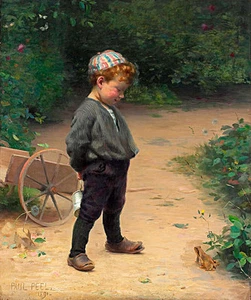 The Young Biologist A2+ by Paul Peel High Quality Canvas Print - Picture 1 of 1