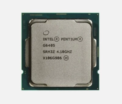 10Th Gen Intel Pentium Gold G6405 LGA 1200 CPU Processor Dual Core 4.1GHz - Image 1 of 3