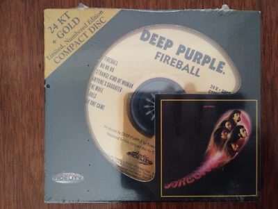 Deep Purple "Fireball" [AFZ 098 / 24 Karat Gold CD] (Audio Fidelity US) - Image 1 of 3