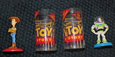 Toy Story Minute Maid Рекламные Коллекционные Фигурки Вуди и Базза! - Изображение 1 из 4