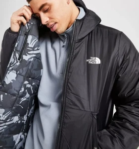 Giacca reversibile The North Face Khotan NF0A3YJBVZ91 nero/grigio mimetico taglia L - Foto 1 di 4