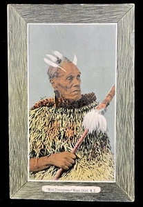 POSTAL MAORÍ JEFE MOHI TIRONGOMAU NUEVA ZELANDA AÑOS 20 - Imagen 1 de 3