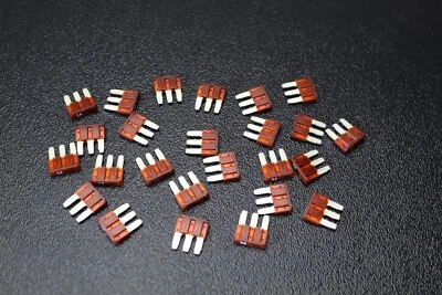 50 PK ATL 7,5 AMP FUSIBLES HOJA FUSIBLE DOBLE CIRCUITO EATON BUSSMAN MICRO 3 PATAS ATL7,5 Foto 1 de 4