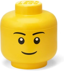 Room Copenhagen LEGO Storage Heads – Stackable Toy Organizer Bins SMALL BOY - Picture 1 of 2