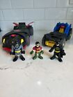 Fisher Price Imaginext Dc Comics Super Friends Batman Ninja Armor Batmobile Lot