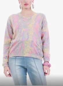 Donna ITALIA lambs Wool/angora Rabbit Sweater Made In ITALY 1x - Picture 1 of 13