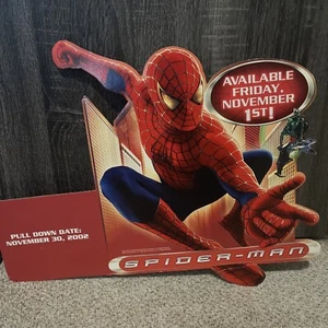 Spider-Man Movie Cutout Advertisement 2002 Rare  - Picture 1 of 8