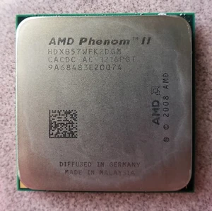 AMD Phenom II X2 B57 HDXB57WFK2DGM 3.2ghz Dual Core AM2+ AM3 CPU Processor - Picture 1 of 2