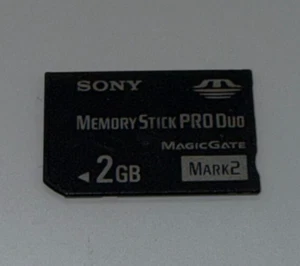 SONY 2GB Memory Stick PRO DUO Card - WARRANTY - AUS STOCK - MAGICGATE Mark 2 - Picture 1 of 1