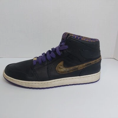 Nike Jordan Size 14 1 Retro Mid Nouveau Black History Month (2014)629151-009 - Image 1 of 4