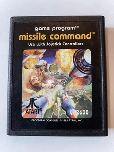 Cartucho de Juego Missle Command Atari 2600-Videojuegos~Vintage 1981-CX2638-Programa - Imagen 1 de 1
