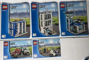 LEGO City Police Station (60047) MANUAL ONLY 6 booklets - Picture 1 of 2