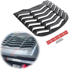 Fits 2015-2023 2019 2018 Ford Mustang Rear Window Louver Cover Sun Shade - ABS - Picture 1 of 13