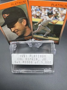 1991 Star Company Platinum Cal Ripken, Jr. - HOF - Complete Set #91-99 - Lot3937 - Picture 1 of 7