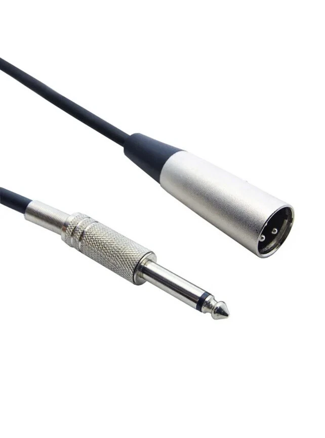 2 PC 5Ft XLR to 1/4 Cable | Unbalanced | TS Mono | Male to Male | JBE - Image 1 of 1