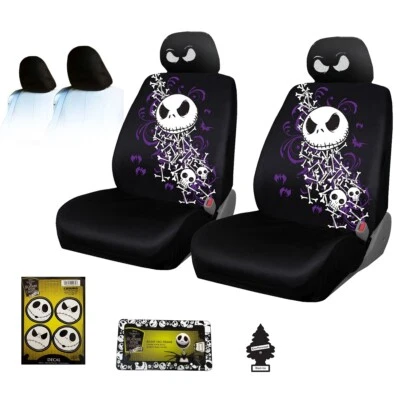 Paquete de fundas de asiento de auto para Honda Jack Skellington Pesadilla antes de Navidad  Foto 1 de 4