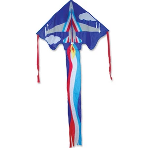 Kite Large Easy Flyer F-16 Single Line Kite with Winder & String..15.. PR 44109 - Picture 1 of 1
