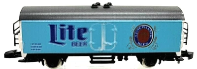 Z Scale Marklin Mini-Club 2404M Miller Lite Beer Car. DB NIB #1 - Image 1 of 4