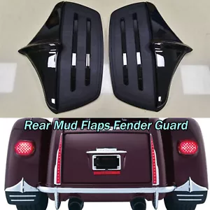 11-23 For Harley Trikes Tri Glide Ultra Classic FLHTCUTG Rear Fender Mud Flaps - Picture 1 of 12