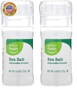 , Sea Salt Adjustable Grinder, 4.5 Oz (Pack of 2) ⭐️⭐️⭐️⭐️⭐️ - Picture 1 of 5