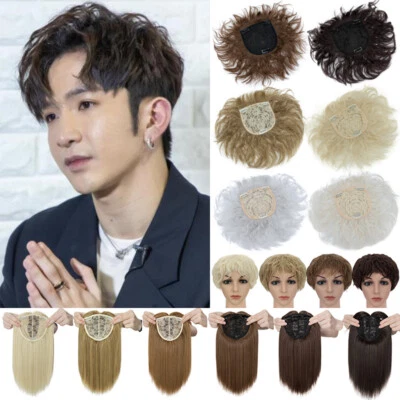 100% Real as Human Hair Topper Toupee Clip in Hairpiece Top Hairpiece For Women - Image 1 of 4