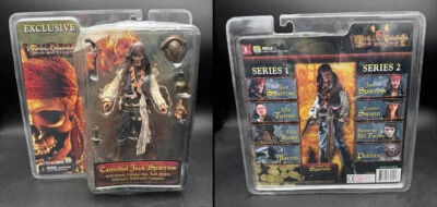 Jack Sparrow NECA SDCC 2006 Exclusivo 7" Caníbal Piratas del Caribe Nuevo en Paquete Foto 1 de 4