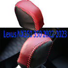 Red&Black Leather Central Console Gear Shift Knob For Lexus Nx250 350 2022-2023