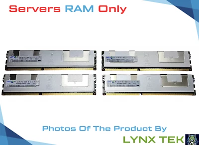 SAMSUNG 16GB (4x4GB) 2Rx4 PC3L-10600R DDR3 Server Memory M393B5170FHD-CH9 - Image 1 of 3