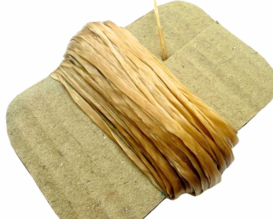 Kulay Tendón Artificial Natural Encerado Plano Hilo de Poliéster, Sinue, 20 yardas Foto 1 de 4