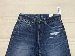Old Navy Boys Original Loose Built-in Tough Blue Jeans Sz 12 NWT - Picture 1 of 4
