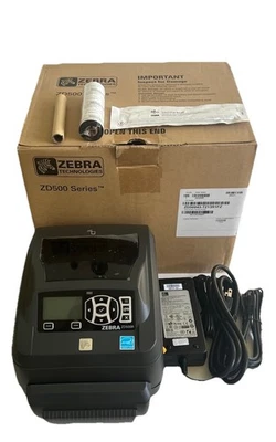 Zebra ZD500R 300dpi Thermal Label Printer- USB-RFID-LAN-Serial-WiFi-BT-Cutter - Image 1 of 4
