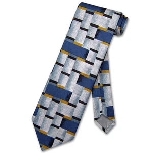 Corbata de cuello Antonio Ricci de seda hecha en ITALIA diseño geométrico para hombre #3121-1 - Imagen 1 de 2