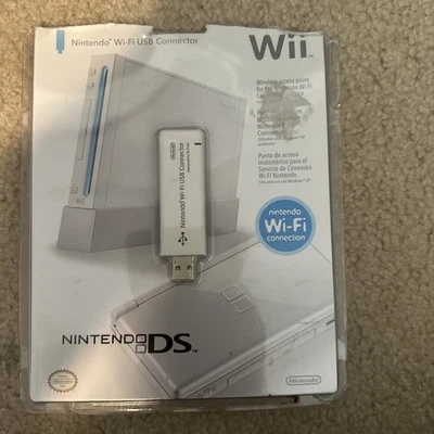 NEW Nintendo Wii Wi-Fi USB Connector Wireless Network Adapter DS Genuine - Image 1 of 2