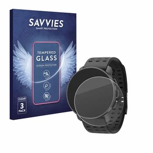 3x Savvies Schutzglas für Suunto 9 Peak Pro Echt Glas Panzer Display 9H - Zdjęcie 1 z 7