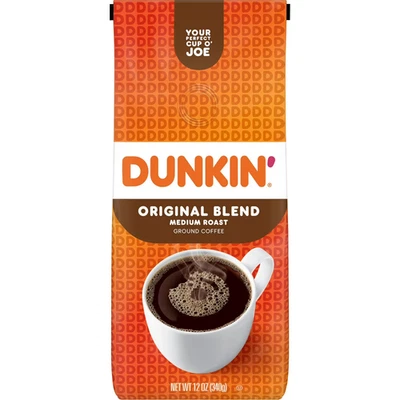 NUEVO Dunkin’ Original Blend café molido tostado medio, bolsa de 12 oz Foto 1 de 4