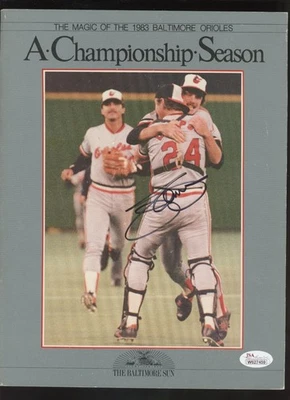 Jim Palmer Autographed 1983 Baltimore Sun Orioles Tribute Magazine JSA COA - Image 1 of 3