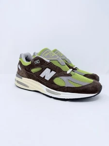 Talla 9.5 - Kith x New Balance 991v2 Danielle Cathari Matcha Reverso - Imagen 1 de 8