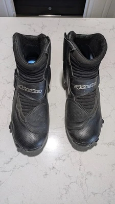 Alpinestars SMX-1R Vented Motorcycle Riding Boots Shoes Size US Mens 11.5 EUR 46 - Image 1 of 4