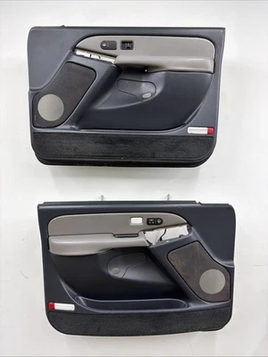 99-02 Chevy Tahoe Silverado GMC Yukon Sierra Power Door Panel Set OEM Graphite - Image 1 of 4