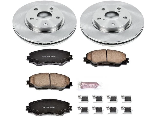 Kit de pastillas de freno delanteras y rotor para 2008-2015 Scion xB 2009 2010 2011 2012 KH713QY Foto 1 de 1