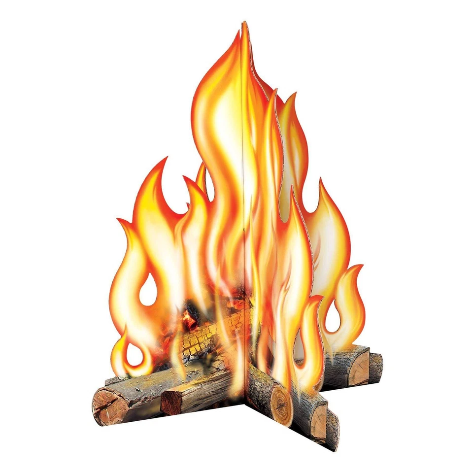Beistle 3-D Campfire Prop - Western | Party Supply | Decoration - Image 1 of 1