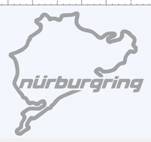 Nurburgring sticker Funny fits JDM BMW Mustang honda race car track window decal - Bild 1 von 5