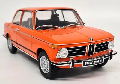 Kyosho 1/18 BMW 2002 tii Orange Diecast Scale Model Car - Photo 1/4