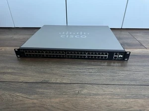 Cisco SG220-50P 50-Port Gigabit PoE Smart Switch - Afbeelding 1 van 5