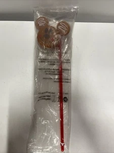 Disney Parks 2022 Mickey Gingerbread Holiday Light Up Bottle Topper & Straw - Picture 1 of 8